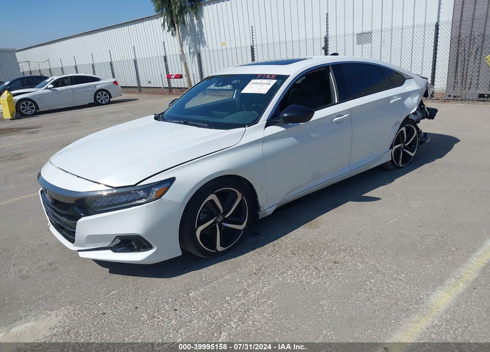 2022 HONDA ACCORD SPORT 2.0T VIN: 1HGCV2F3XNA005852