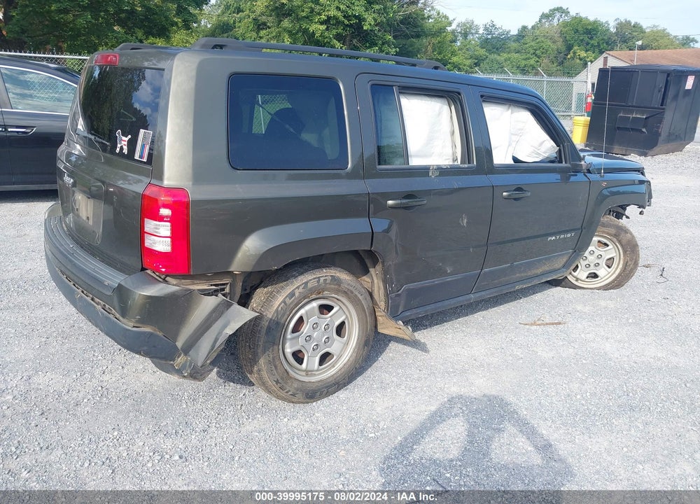 2015 JEEP PATRIOT SPORT VIN: 1C4NJPBB6FD236132