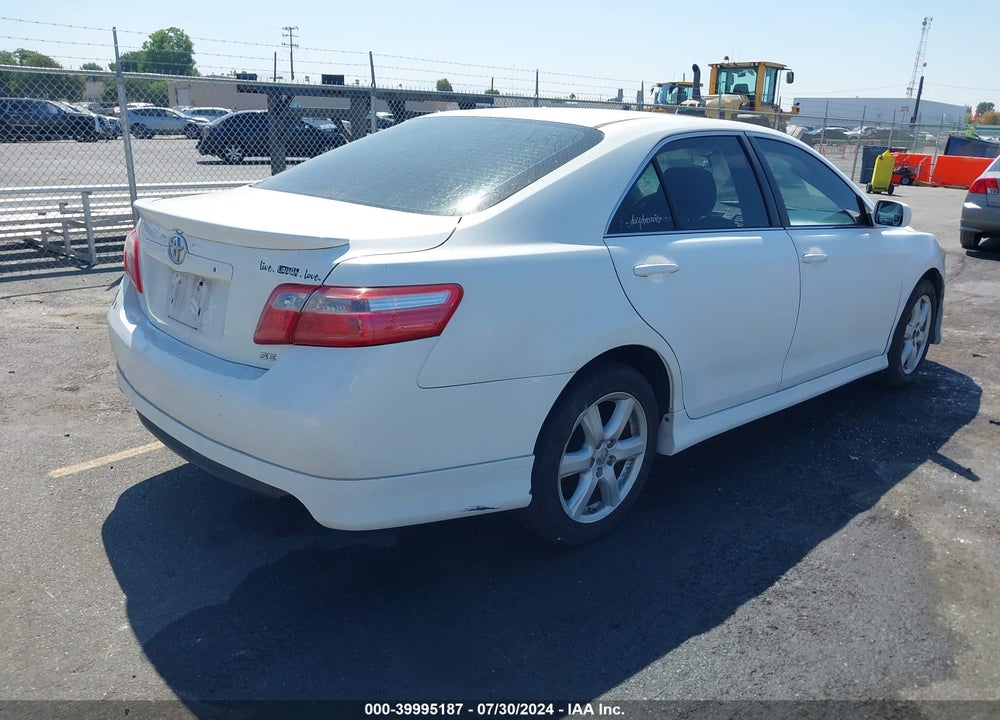 2008 TOYOTA CAMRY SE VIN: 4T1BE46K58U772214