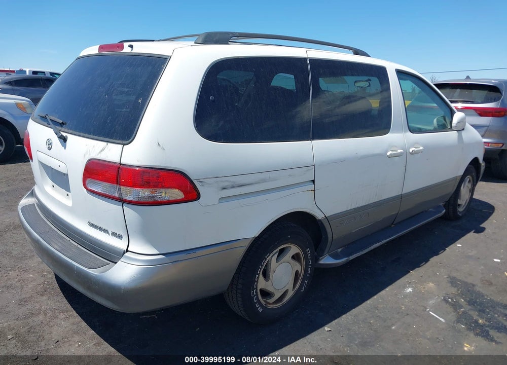2002 TOYOTA SIENNA XLE VIN: 4T3ZF13C42U481855
