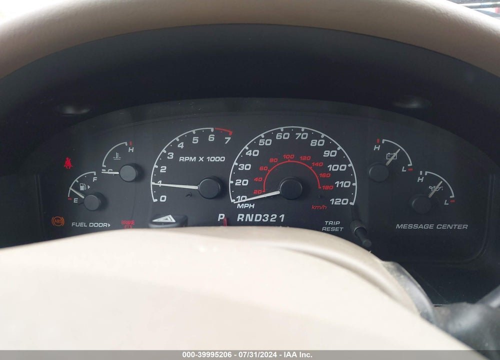 2002 FORD EXPLORER EDDIE BAUER VIN: 1FMZU74W92UA39986