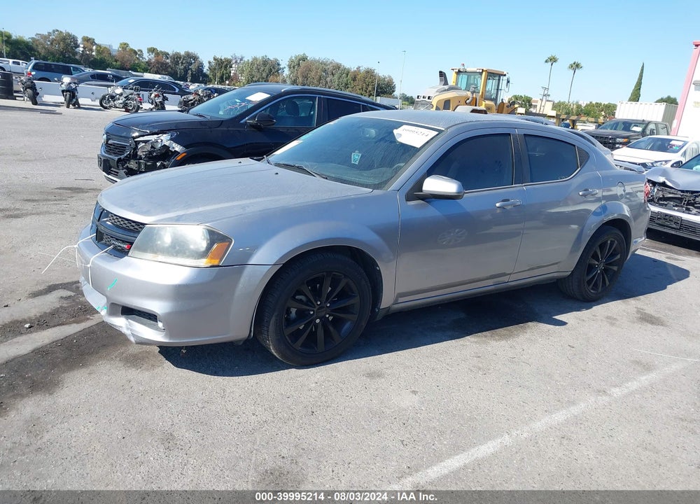 2013 DODGE AVENGER SXT VIN: 1C3CDZCB9DN630423