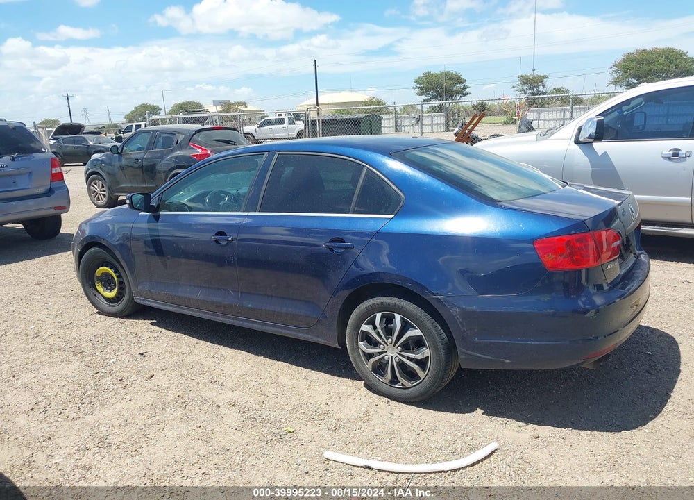 2013 VOLKSWAGEN JETTA 2.5L SE VIN: 3VWDX7AJXDM289613