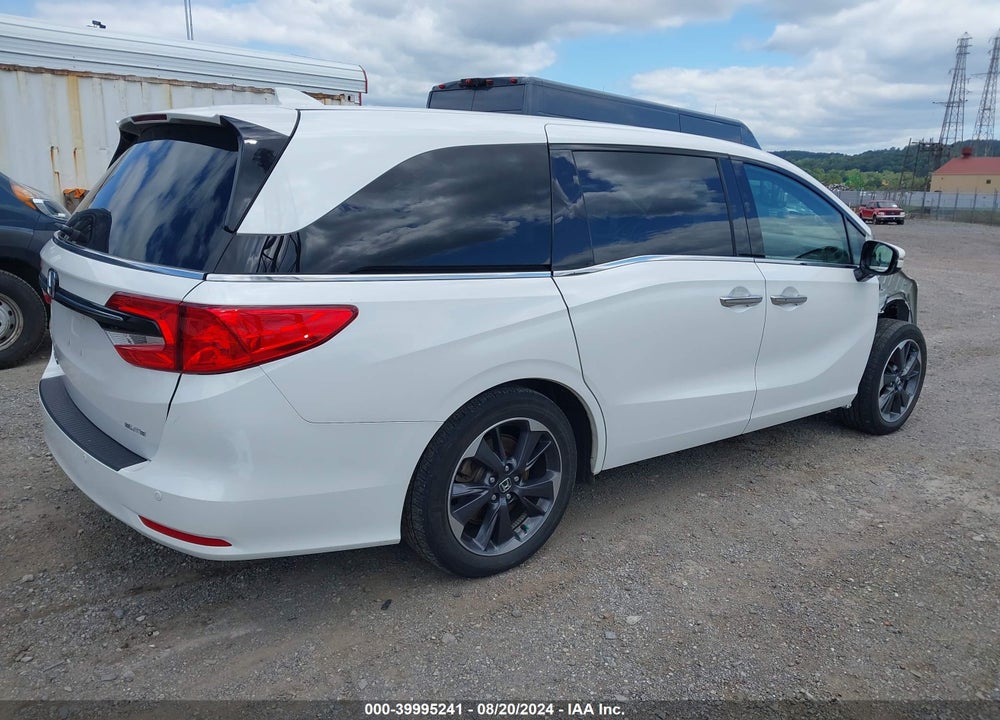 2022 HONDA ODYSSEY ELITE VIN: 5FNRL6H90NB060986
