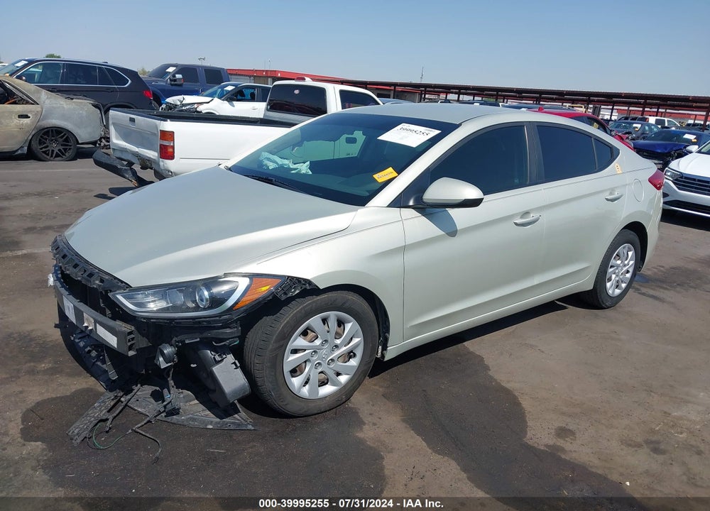 2017 HYUNDAI ELANTRA SE VIN: 5NPD74LFXHH065604
