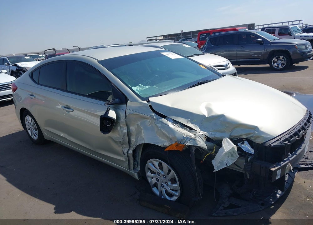 2017 HYUNDAI ELANTRA SE VIN: 5NPD74LFXHH065604