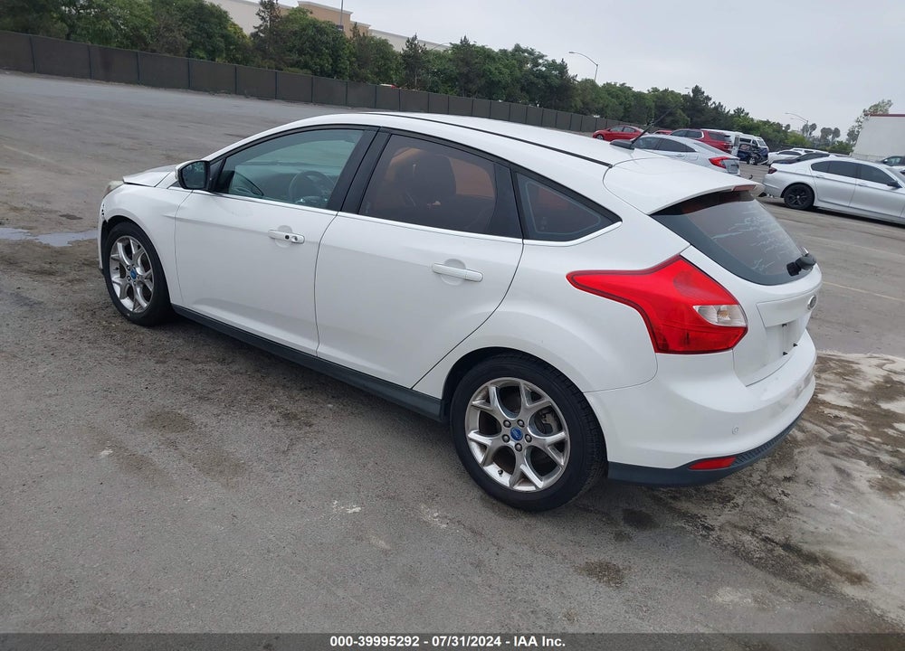 2012 FORD FOCUS TITANIUM VIN: 1FAHP3N29CL267821