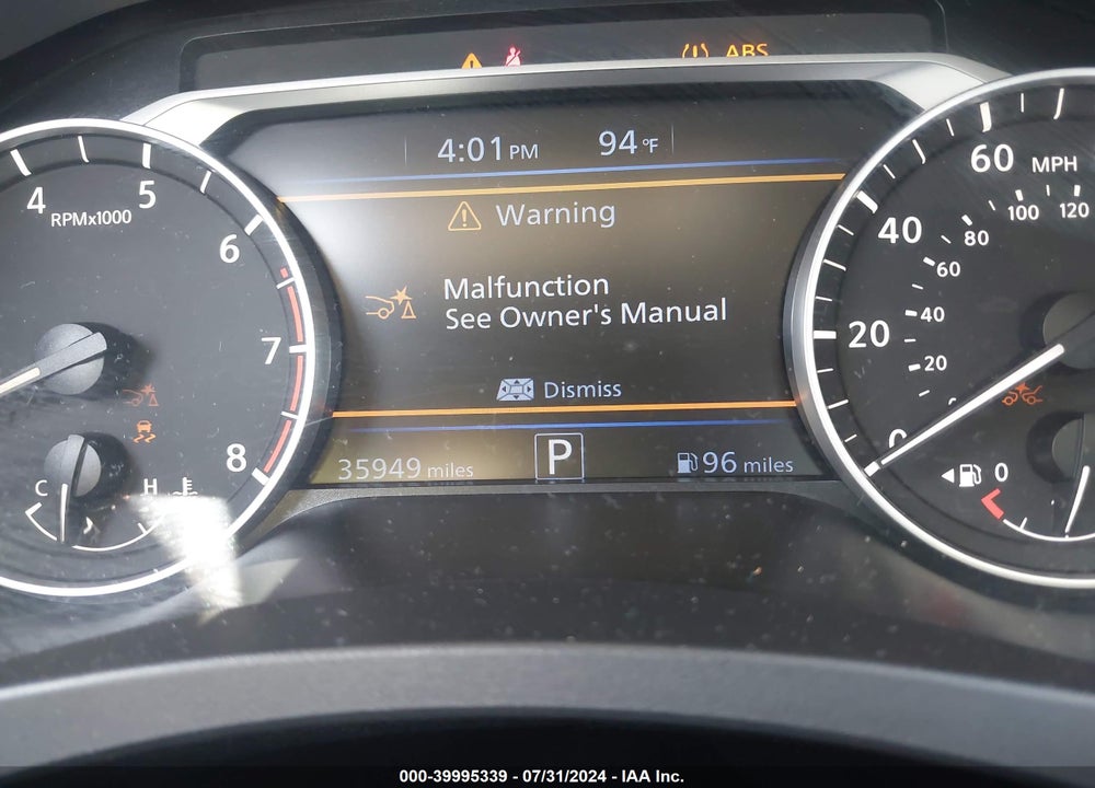 2023 NISSAN ALTIMA SR FWD VIN: 1N4BL4CVXPN371460