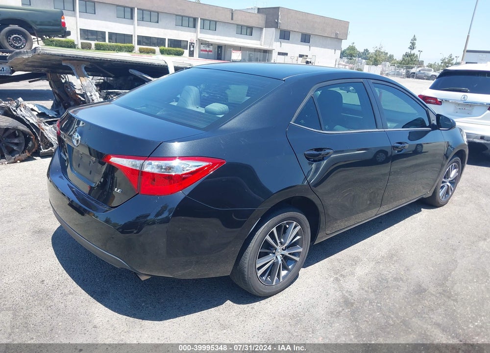 2016 TOYOTA COROLLA LE PLUS VIN: 5YFBURHE2GP536501