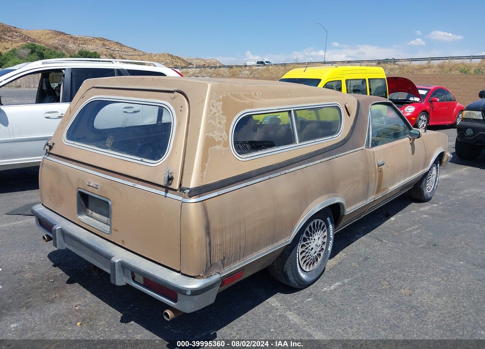 1985 GMC CABALLERO VIN: 3GTCW80H2FS801921