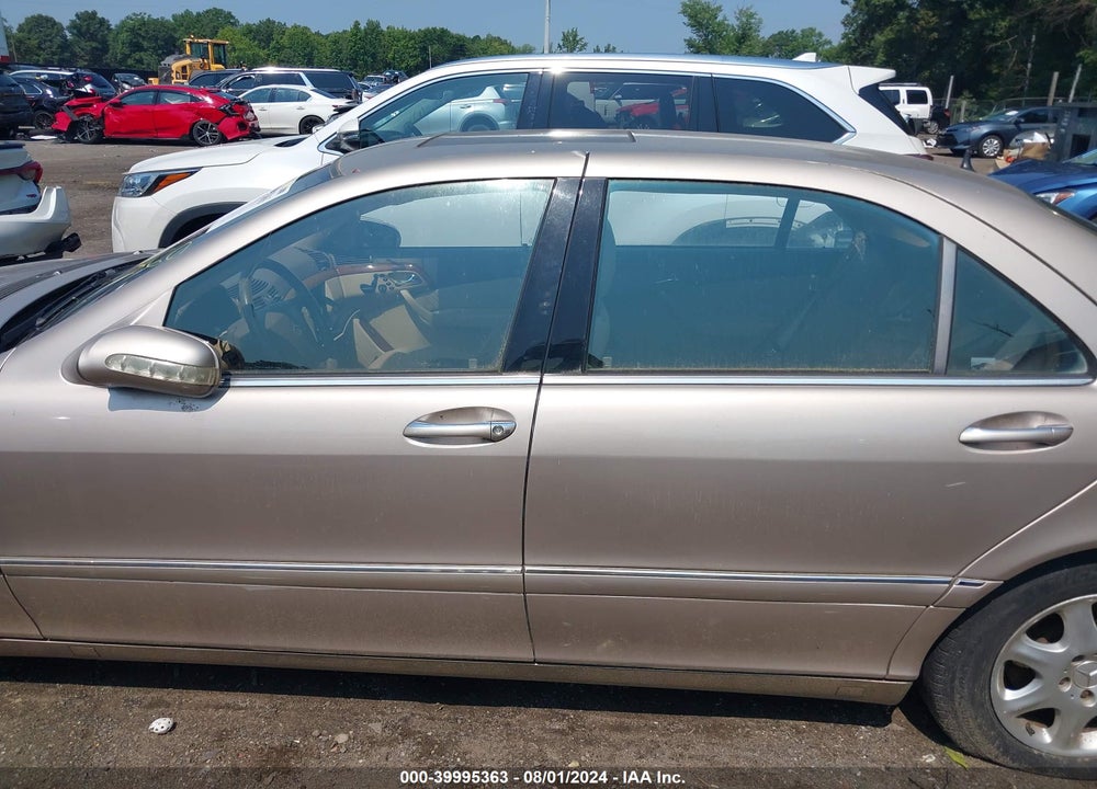 2002 MERCEDES-BENZ S 430 VIN: WDBNG70J82A226642