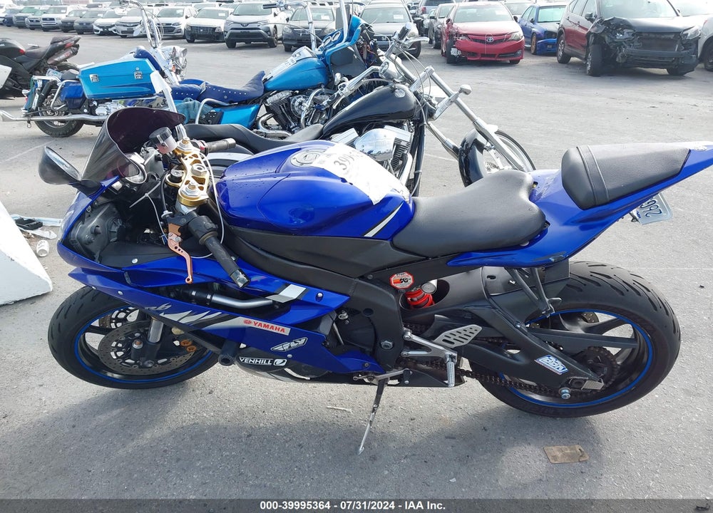 2006 YAMAHA YZFR6 L VIN: JYARJ12E06A000453