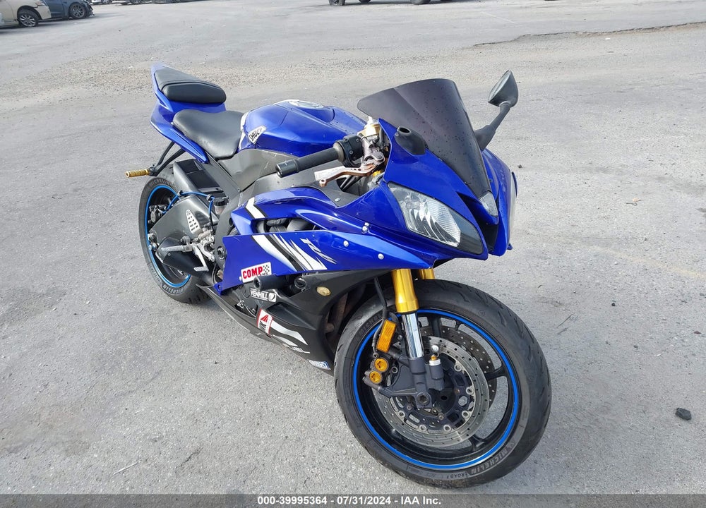 2006 YAMAHA YZFR6 L VIN: JYARJ12E06A000453