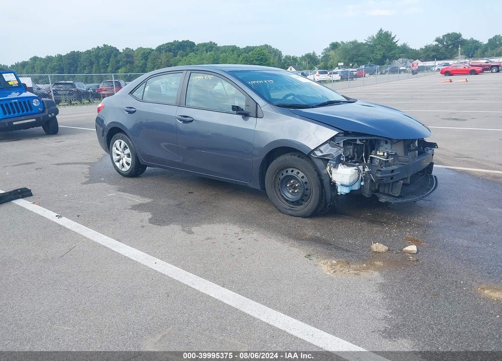 2015 TOYOTA COROLLA LE VIN: 2T1BURHE4FC434244