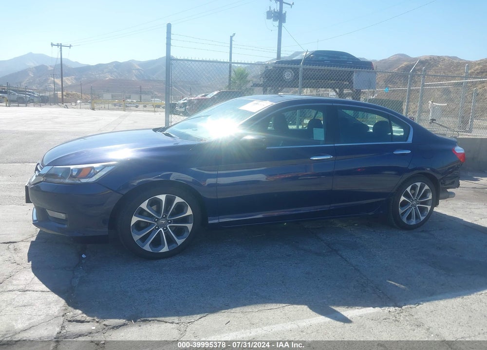 2015 HONDA ACCORD SPORT VIN: 1HGCR2F55FA124979