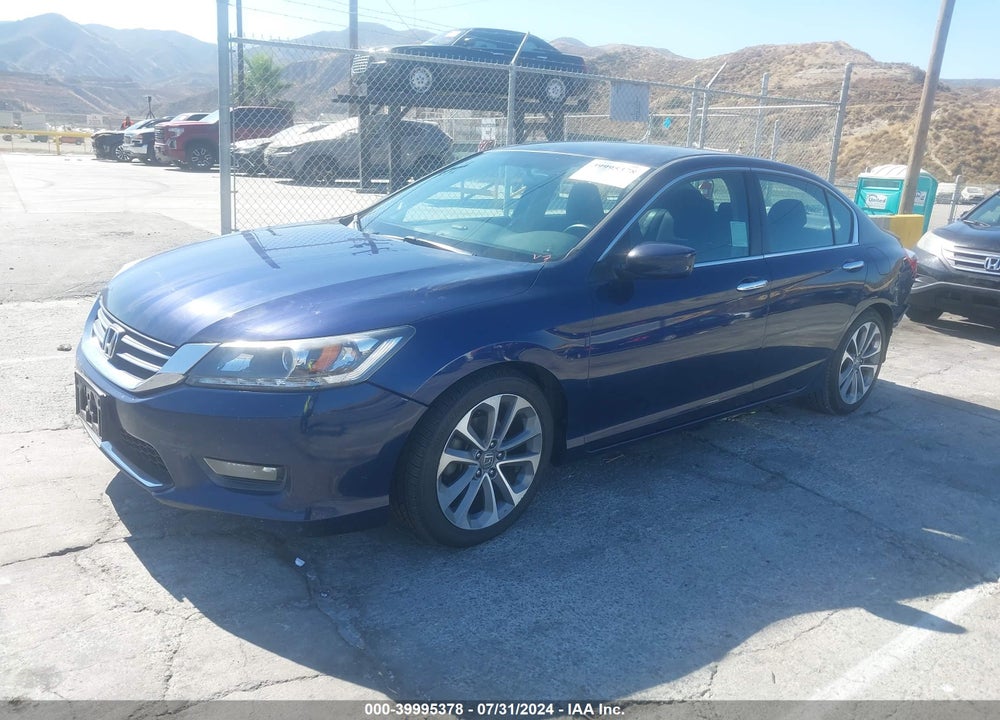 2015 HONDA ACCORD SPORT VIN: 1HGCR2F55FA124979