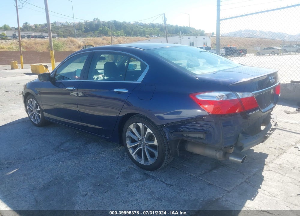 2015 HONDA ACCORD SPORT VIN: 1HGCR2F55FA124979