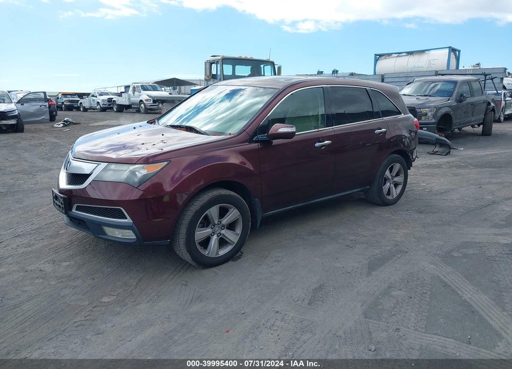 2013 ACURA MDX TECHNOLOGY PACKAGE VIN: 2HNYD2H31DH505588