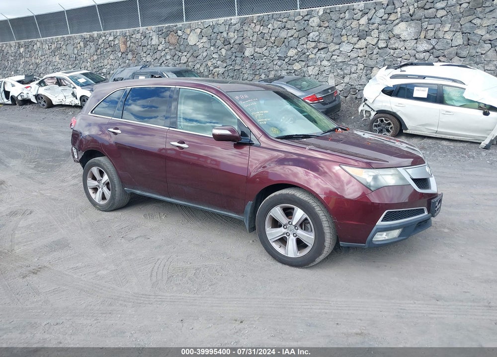 2013 ACURA MDX TECHNOLOGY PACKAGE VIN: 2HNYD2H31DH505588