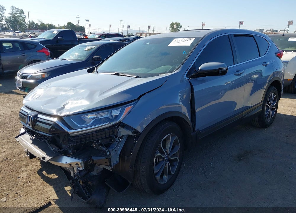 2022 HONDA CR-V 2WD EX-L VIN: 2HKRW1H87NH404820