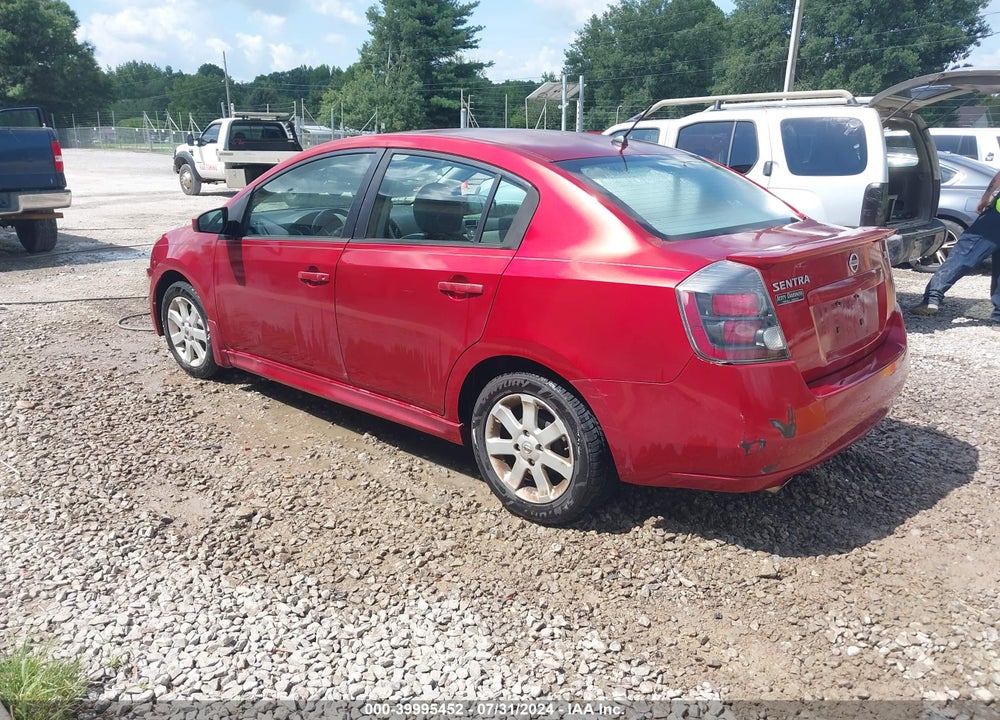 2011 NISSAN SENTRA 2.0SR VIN: 3N1AB6AP6BL688205