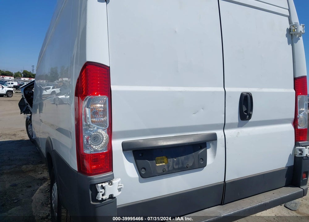 2017 RAM PROMASTER 3500 CARGO VAN HIGH ROOF 159 WB EXT VIN: 3C6URVJG2HE528150