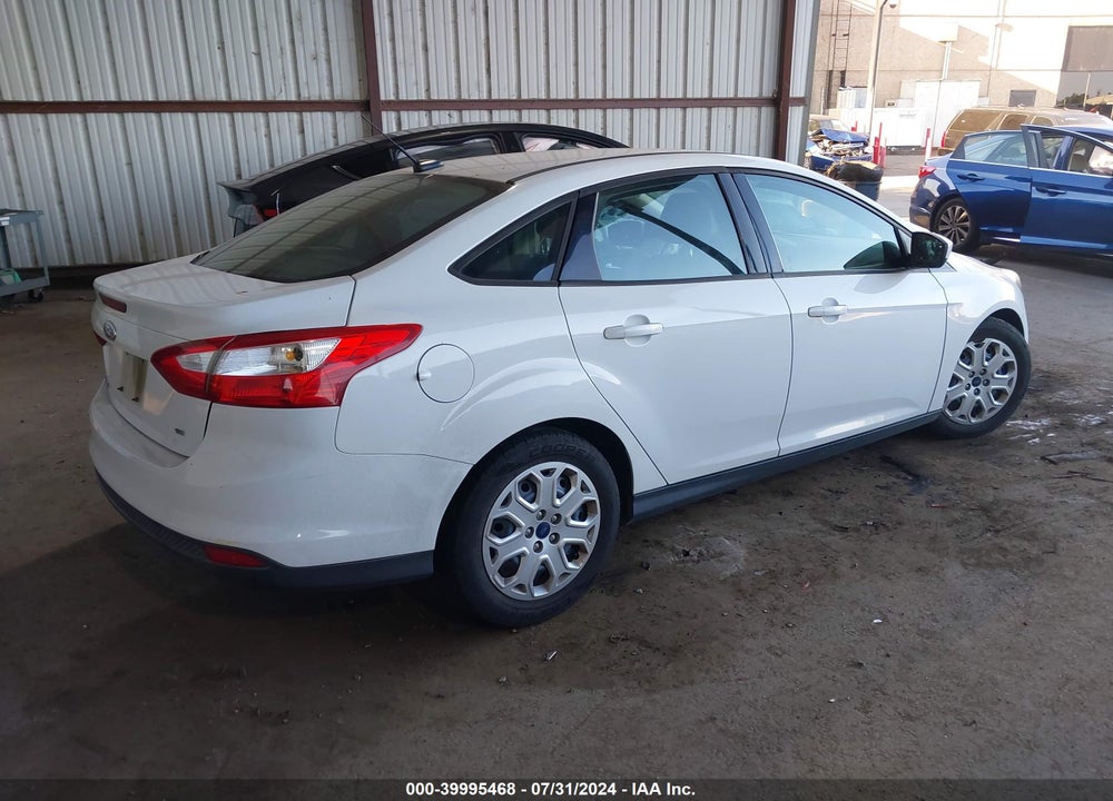 2012 FORD FOCUS SE VIN: 1FAHP3F29CL382403