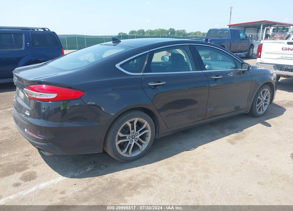 2019 FORD FUSION SEL VIN: 3FA6P0CD2KR182510