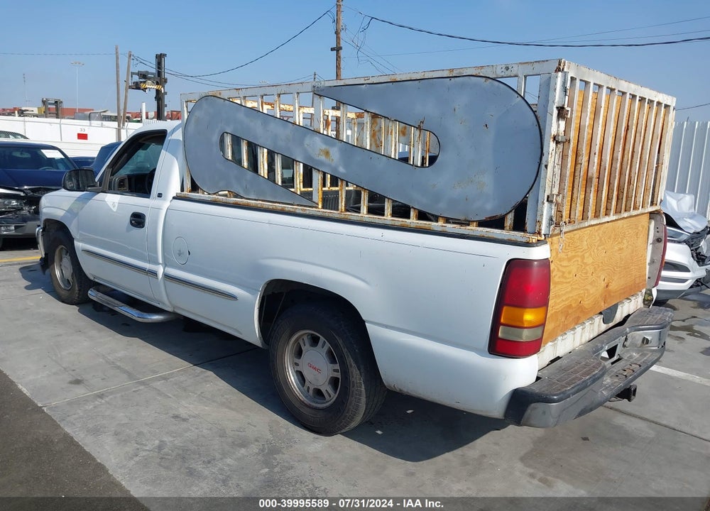 1999 GMC SIERRA 1500 SLE VIN: 1GTEC14V4XE543082