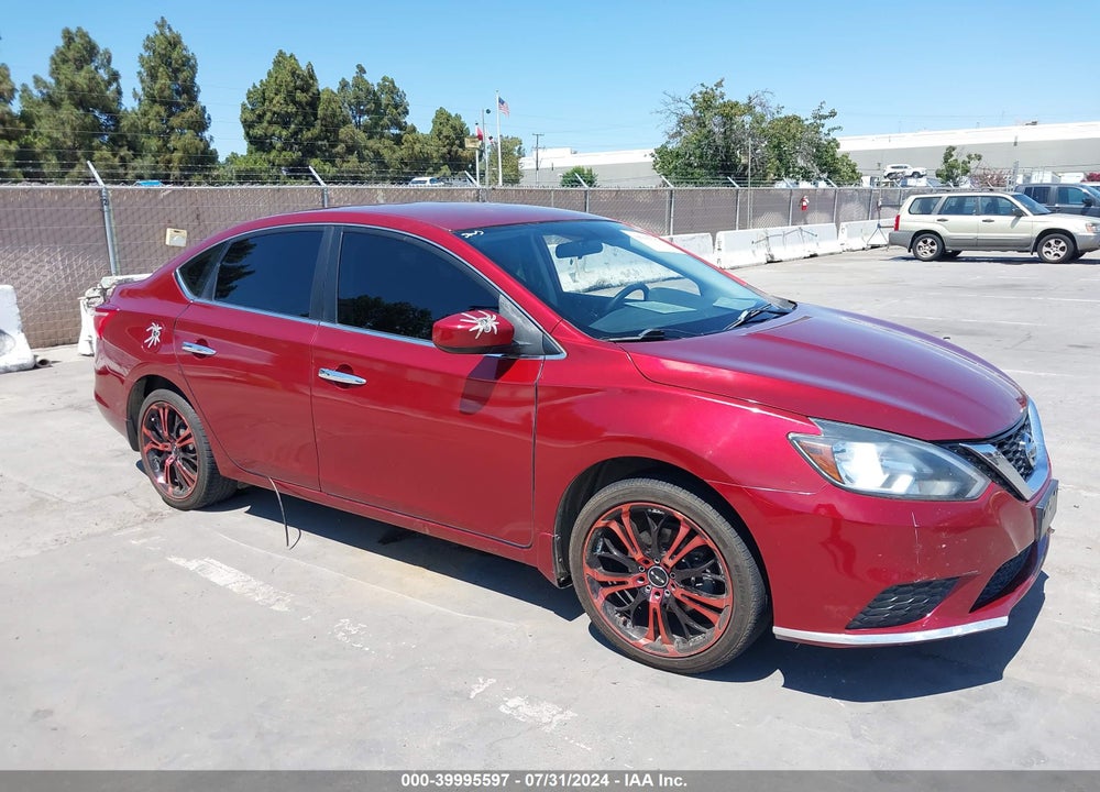 2016 NISSAN SENTRA SV VIN: 3N1AB7AP2GY267243