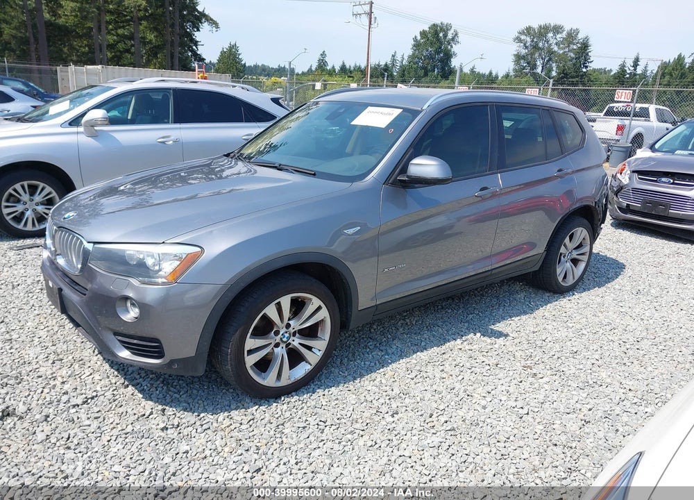 2016 BMW X3 XDRIVE28I VIN: 5UXWX9C58G0D78791