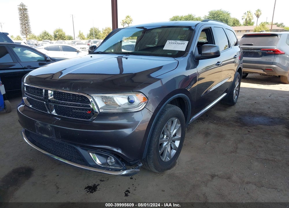2016 DODGE DURANGO SXT VIN: 1C4RDHAG8GC483753