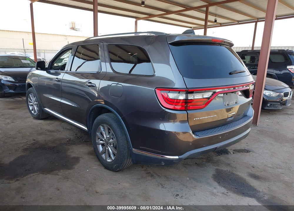 2016 DODGE DURANGO SXT VIN: 1C4RDHAG8GC483753