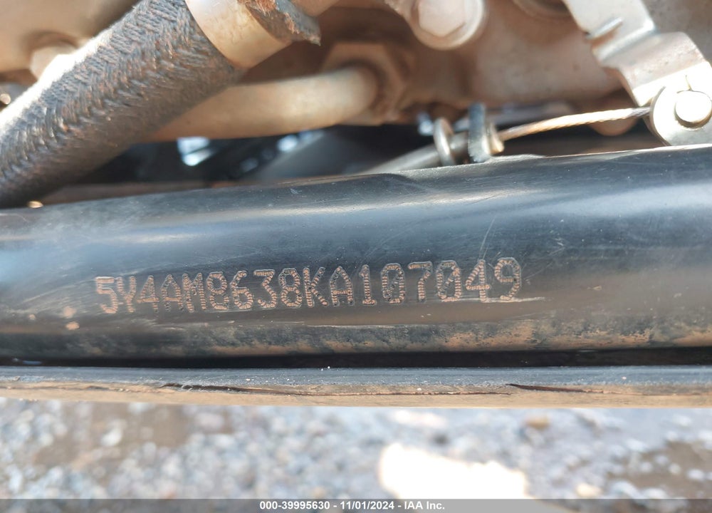 2019 YAMAHA YFM700 R VIN: 5Y4AM8638KA107049