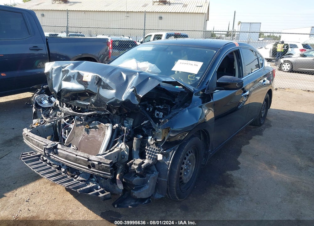 2017 NISSAN SENTRA SV VIN: 3N1AB7APXHY353501