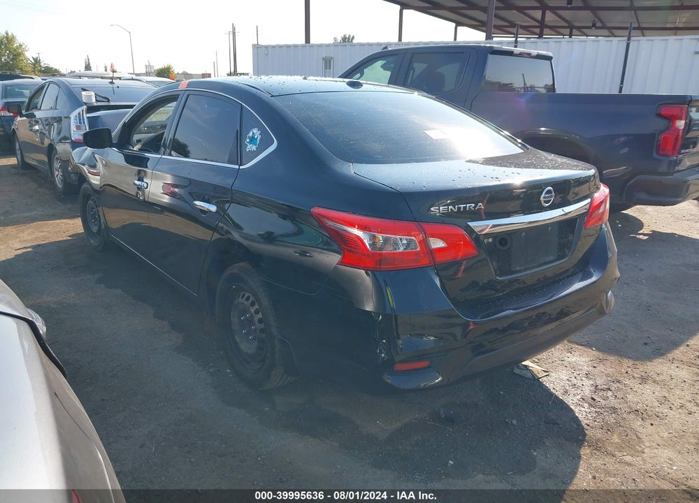 2017 NISSAN SENTRA SV VIN: 3N1AB7APXHY353501