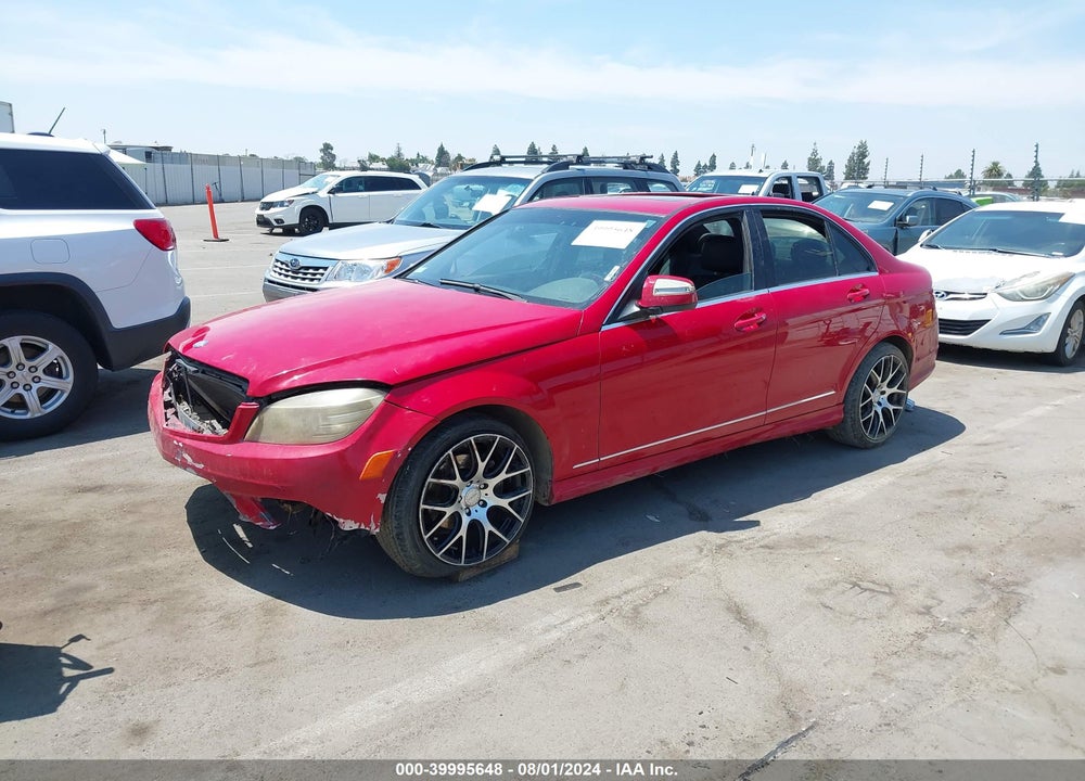 2008 MERCEDES-BENZ C 300 LUXURY/SPORT VIN: WDDGF54X08F040689