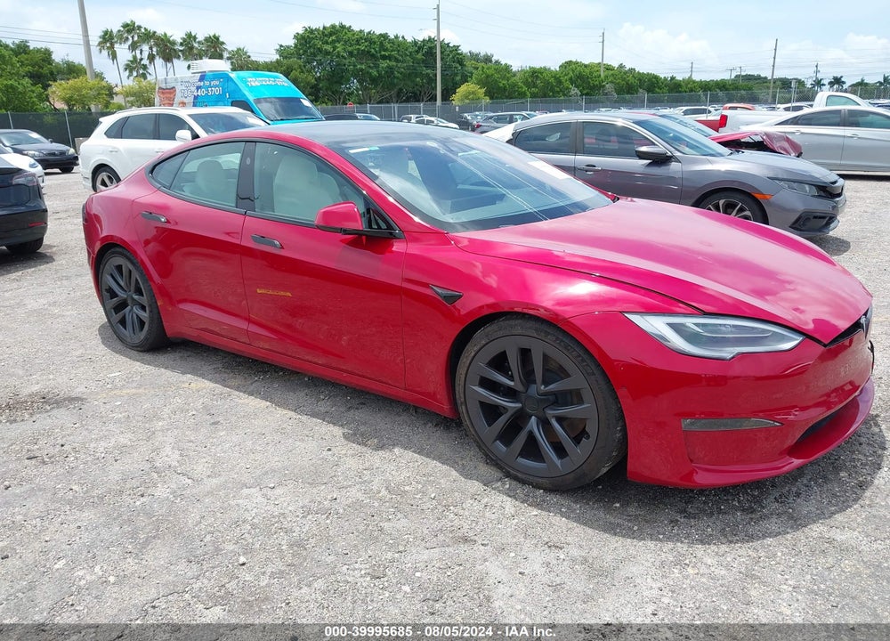 2021 TESLA MODEL S PLAID TRI MOTOR ALL-WHEEL DRIVE VIN: 5YJSA1E68MF452682