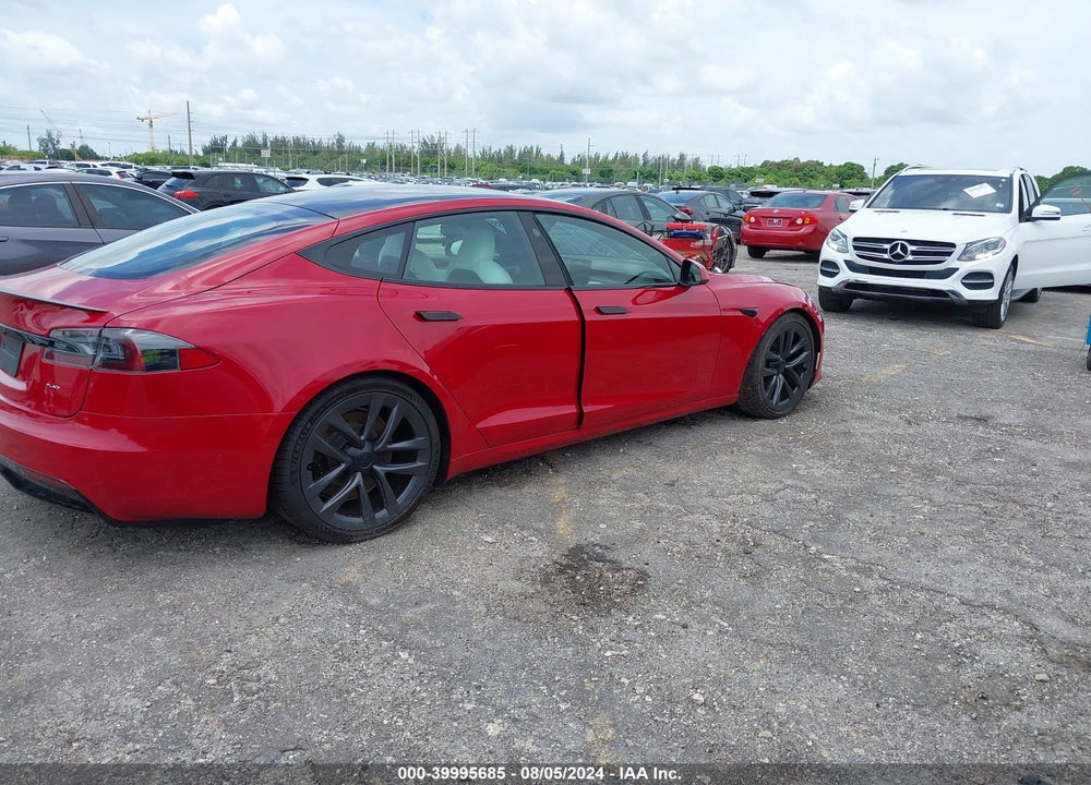 2021 TESLA MODEL S PLAID TRI MOTOR ALL-WHEEL DRIVE VIN: 5YJSA1E68MF452682