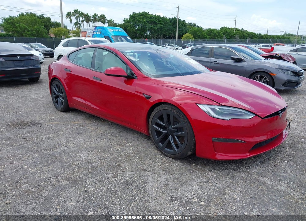 2021 TESLA MODEL S PLAID TRI MOTOR ALL-WHEEL DRIVE VIN: 5YJSA1E68MF452682