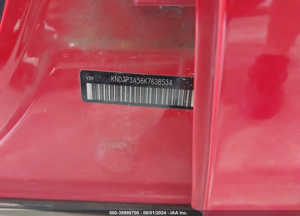 2019 KIA SOUL VIN: KNDJP3A56K7638534