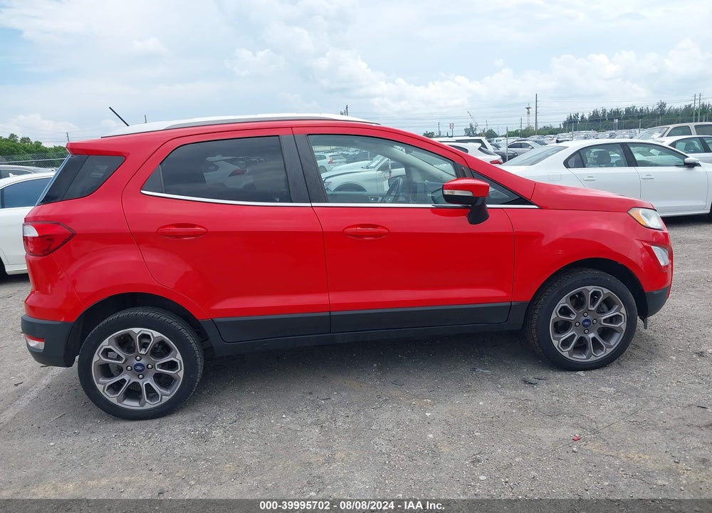 2019 FORD ECOSPORT TITANIUM VIN: MAJ6S3KL8KC281727