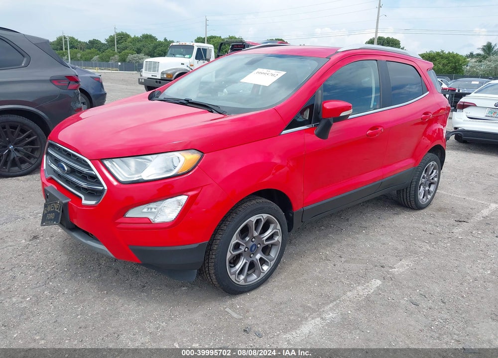 2019 FORD ECOSPORT TITANIUM VIN: MAJ6S3KL8KC281727