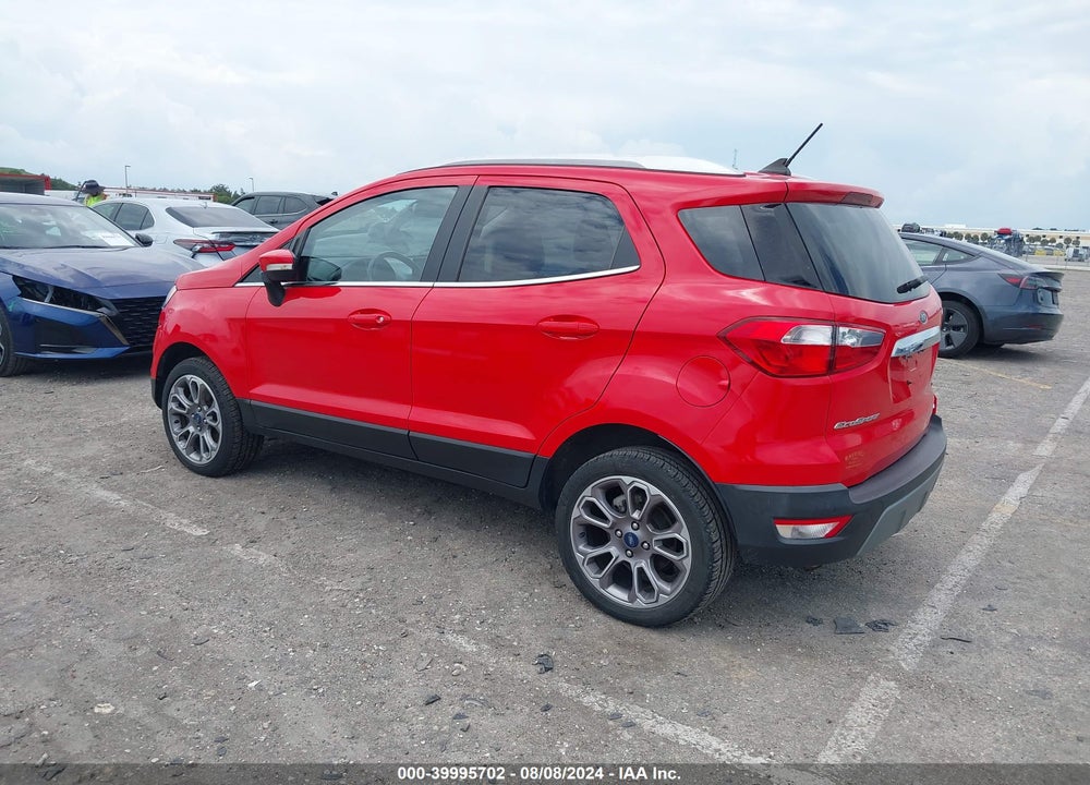 2019 FORD ECOSPORT TITANIUM VIN: MAJ6S3KL8KC281727