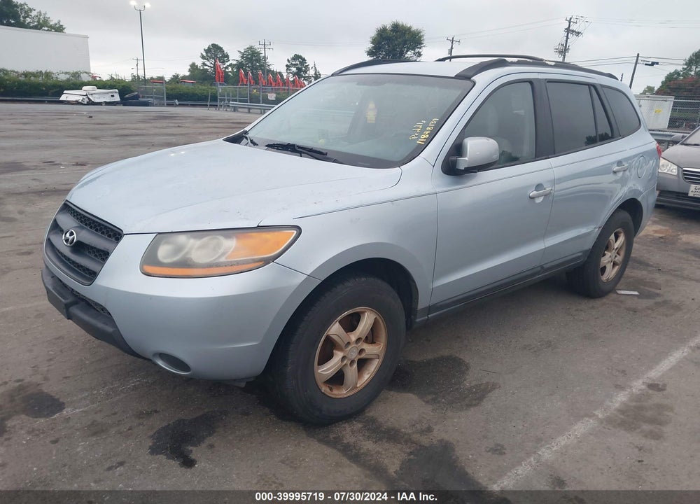2008 HYUNDAI SANTA FE GLS VIN: 5NMSG13D28H225931
