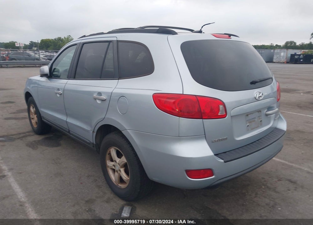 2008 HYUNDAI SANTA FE GLS VIN: 5NMSG13D28H225931