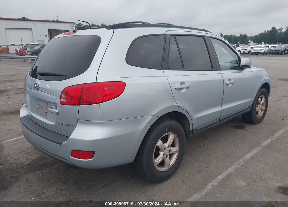 2008 HYUNDAI SANTA FE GLS VIN: 5NMSG13D28H225931