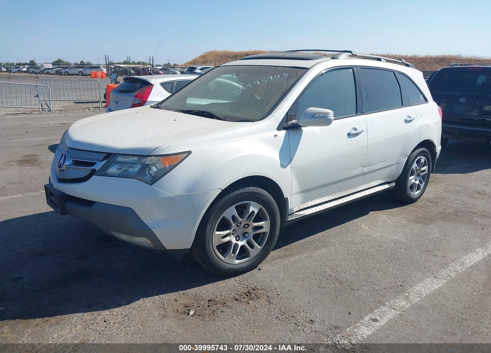 2008 ACURA MDX TECHNOLOGY PACKAGE VIN: 2HNYD28358H522626