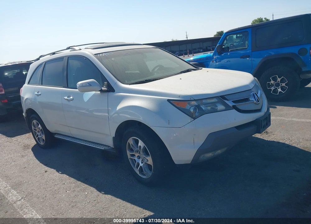 2008 ACURA MDX TECHNOLOGY PACKAGE VIN: 2HNYD28358H522626