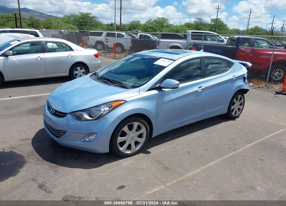 2011 HYUNDAI ELANTRA LIMITED (ULSAN PLANT) VIN: KMHDH4AE7BU088435